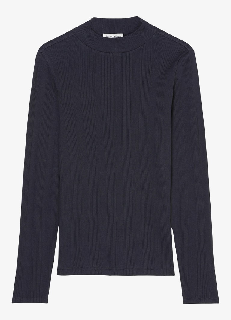 Marc O'Polo Denim Rebrasta košulja dugih rukava s poluovratnikom