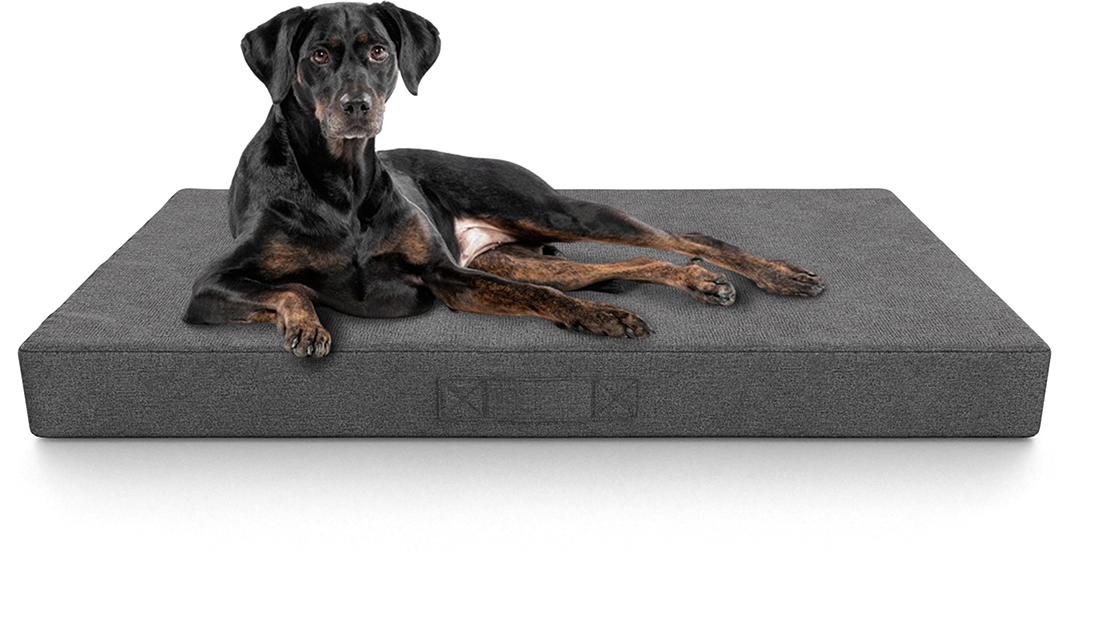 Knuffelwuff Hundematten Knuffelwuff orthopädische inkontinenz Hundematte 95 Grad waschbar grau XL