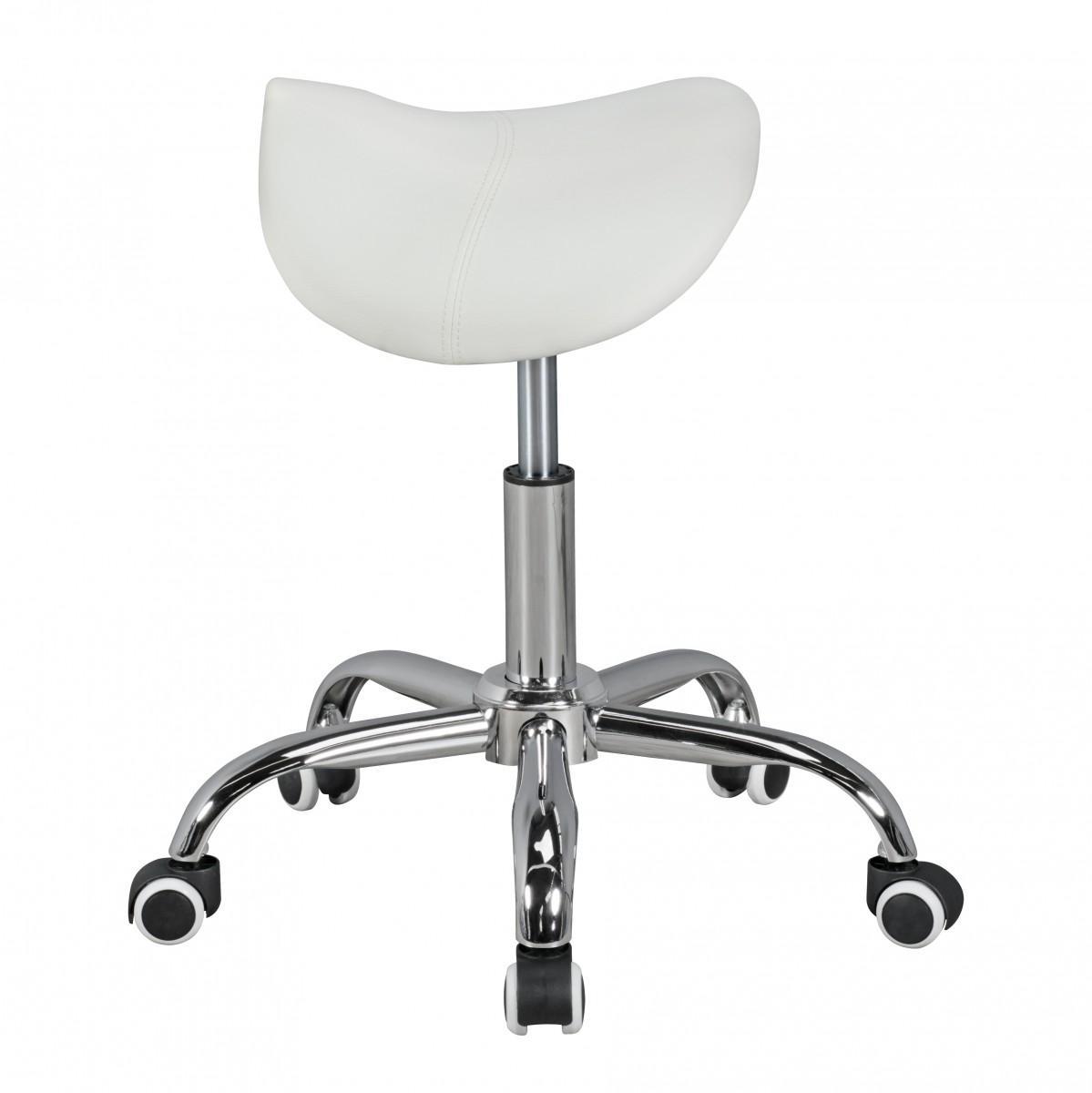 Amstyle Drehhocker CURVE Weiß