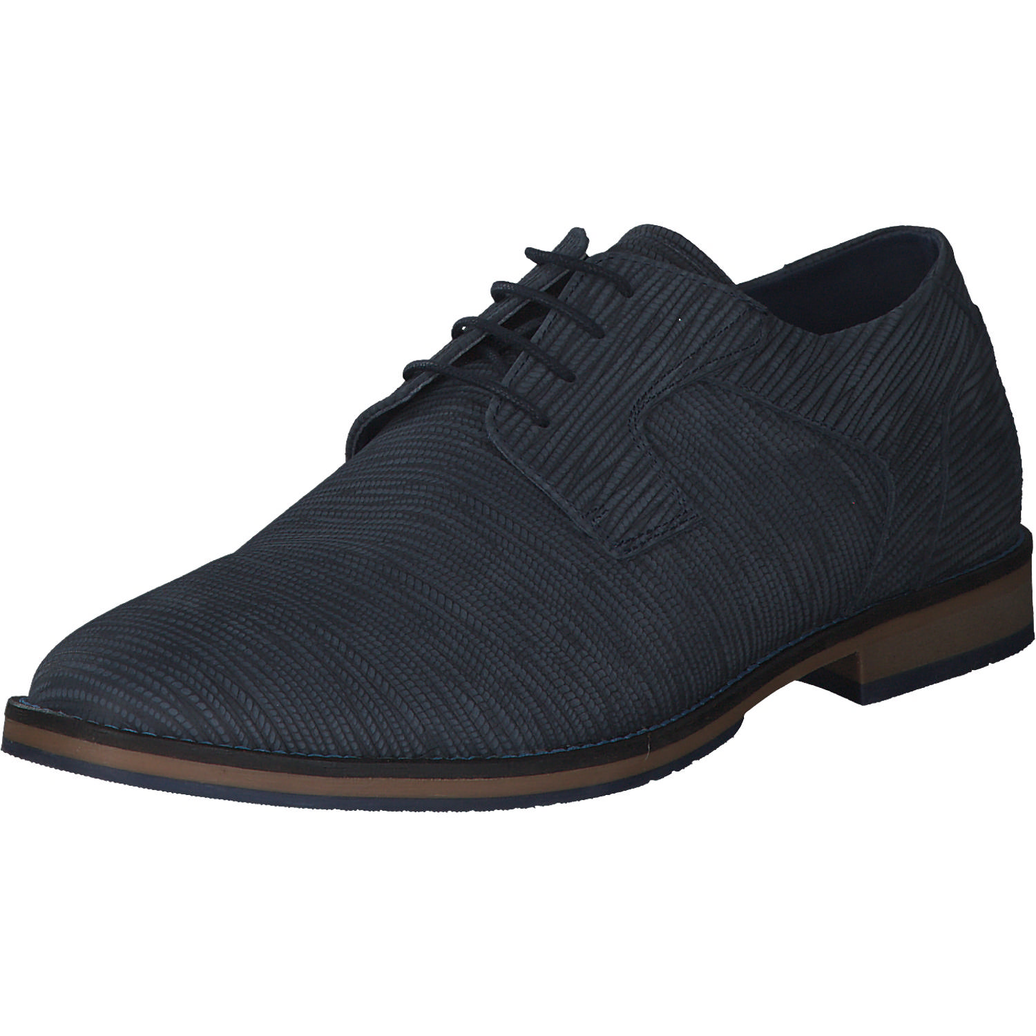Shoes Unlimited 663 K2 1008A, Klassische Halbschuhe, Herren, Blau/grau