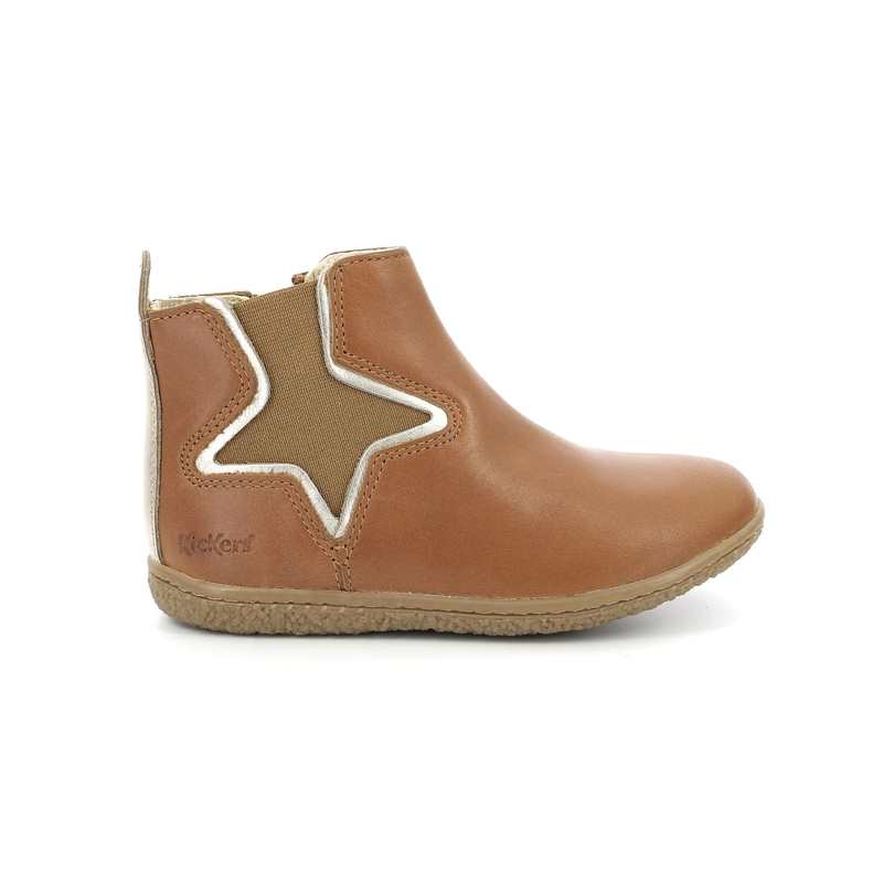 Boots cuir Vermillon