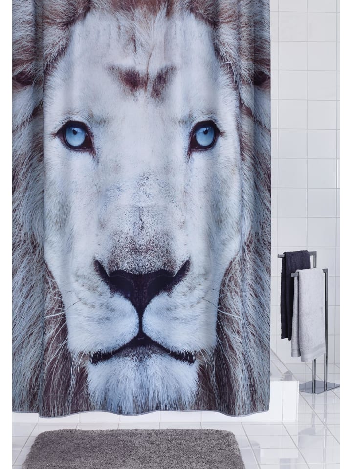 RIDDER Duschvorhang Textil Lion multicolor 180x200 cm günstig kaufen onesize