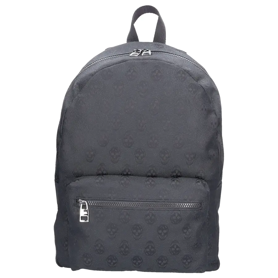 Alexander McQueen - Rucksack METROPOLITAN SKULL-BIKER Nylon - schwarz