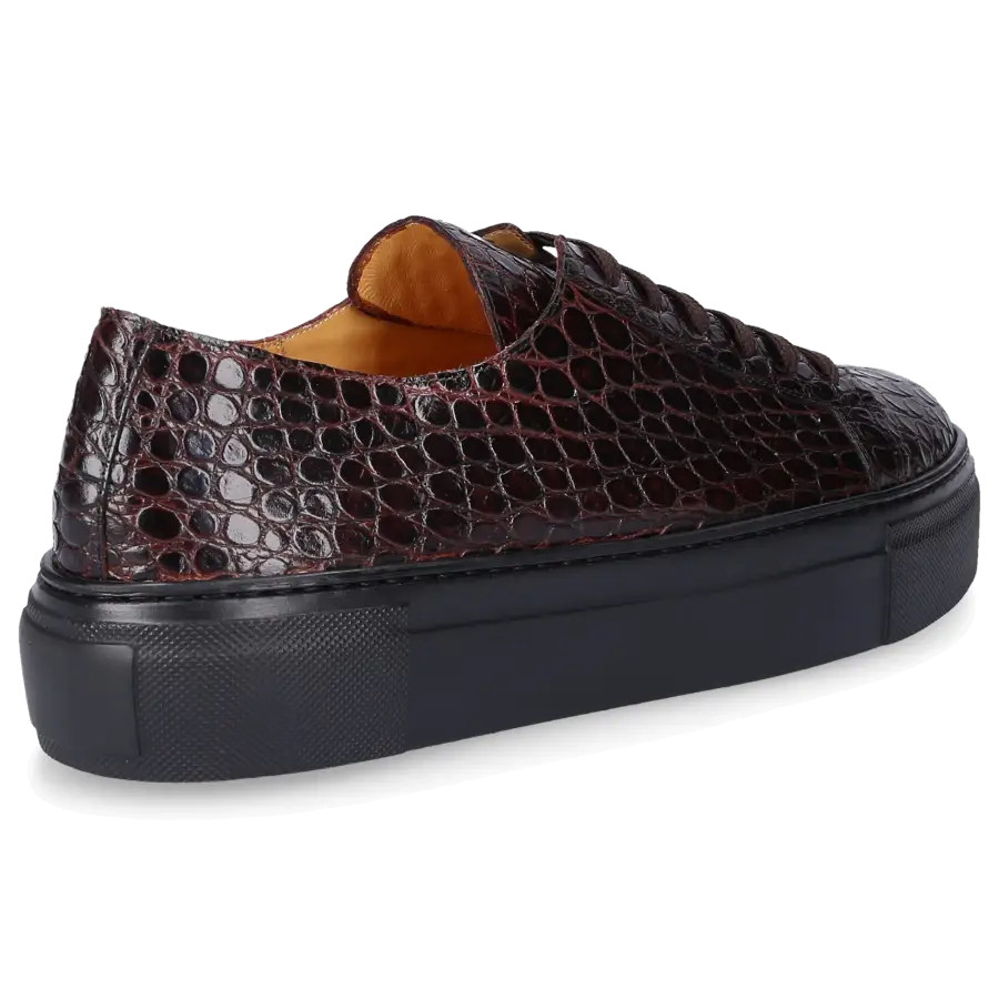 Truman's - Sneaker low 9093 Kalbsleder Prägung braun - braun