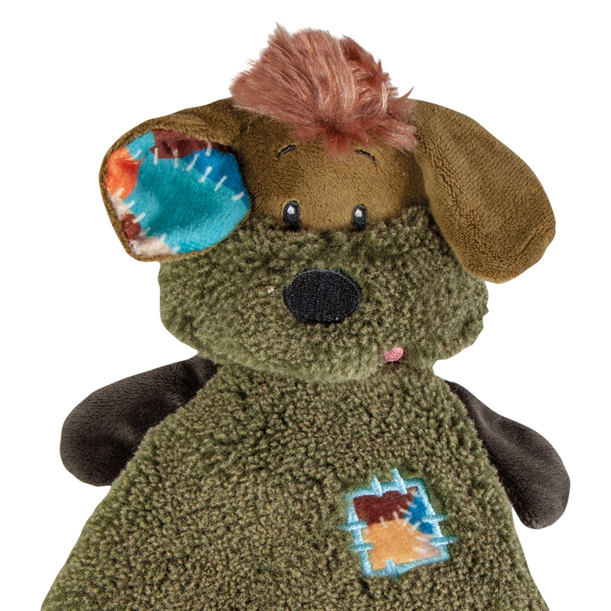 TRIXIE Tierkuscheltier Plüschhund Lottchen - Hundespielzeug, Polyester, (1-tlg) Raschelfolie im Körper!