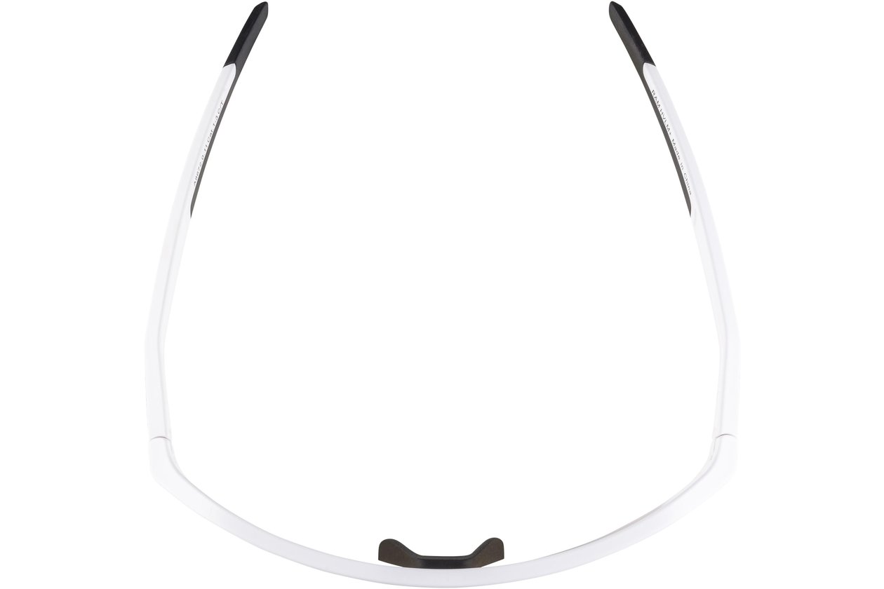 Alpina Ram Q-Lite V white matt / blue mirror lens