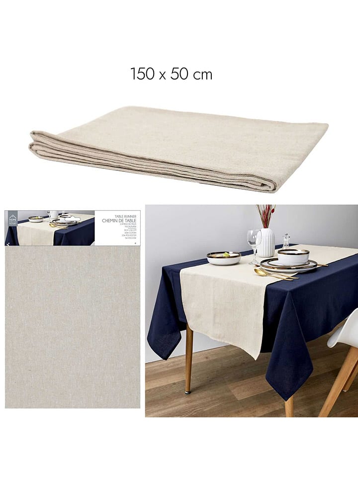 Make a Wish Tischläufer in Beige - (L)150 x (B)50 cm günstig kaufen onesize