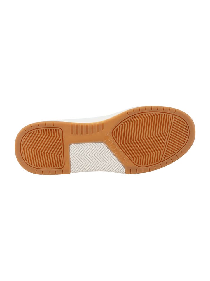 Tom Tailor Sneakers in Weiß/ Beige/ Dunkelblau günstig kaufen