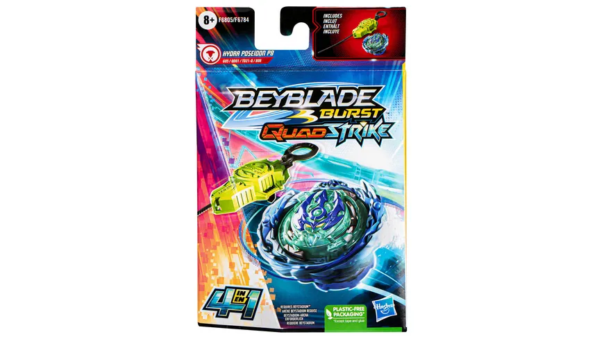 Hasbro - Beyblade Burst QuadStrike Starter Pack, 1 Stück, sortiert