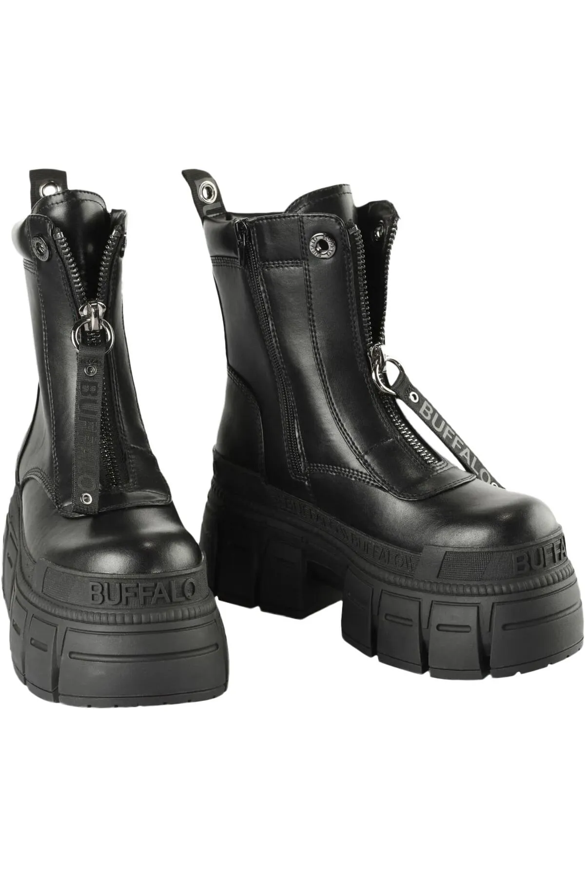 Buffalo  Damen Buffalo Gospher Zip Boot Vegan Nappa