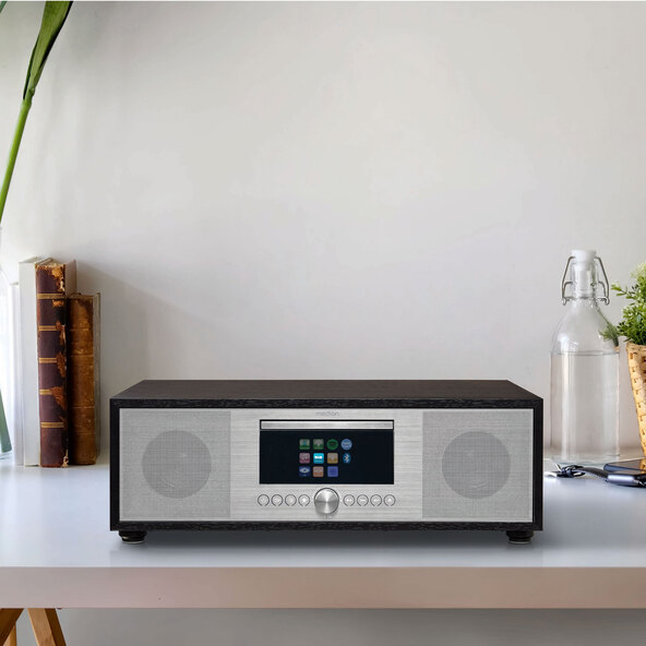 All-in-One Audio System (MD44200), silber