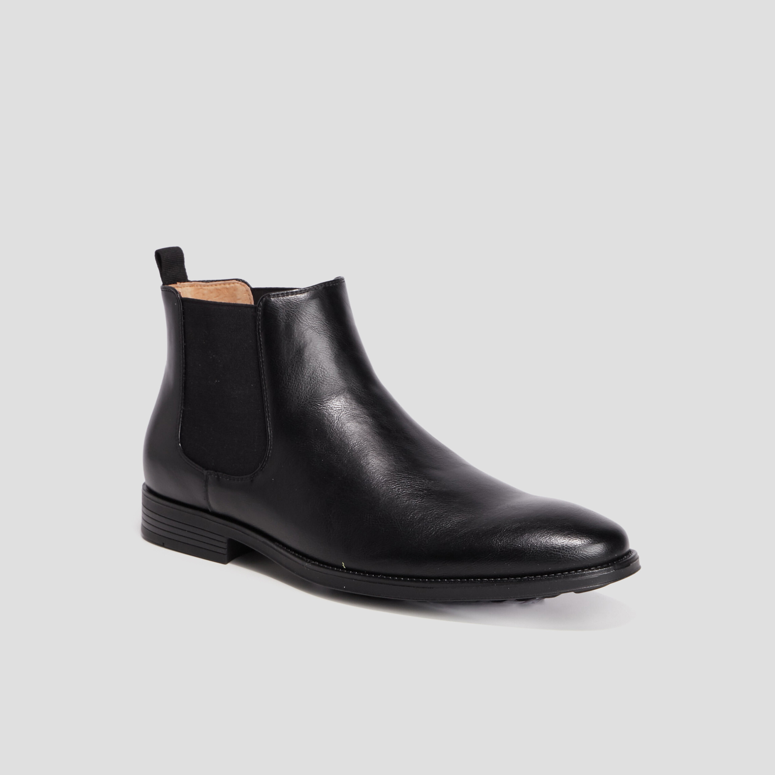 Bottines chelsea noir homme | La Halle