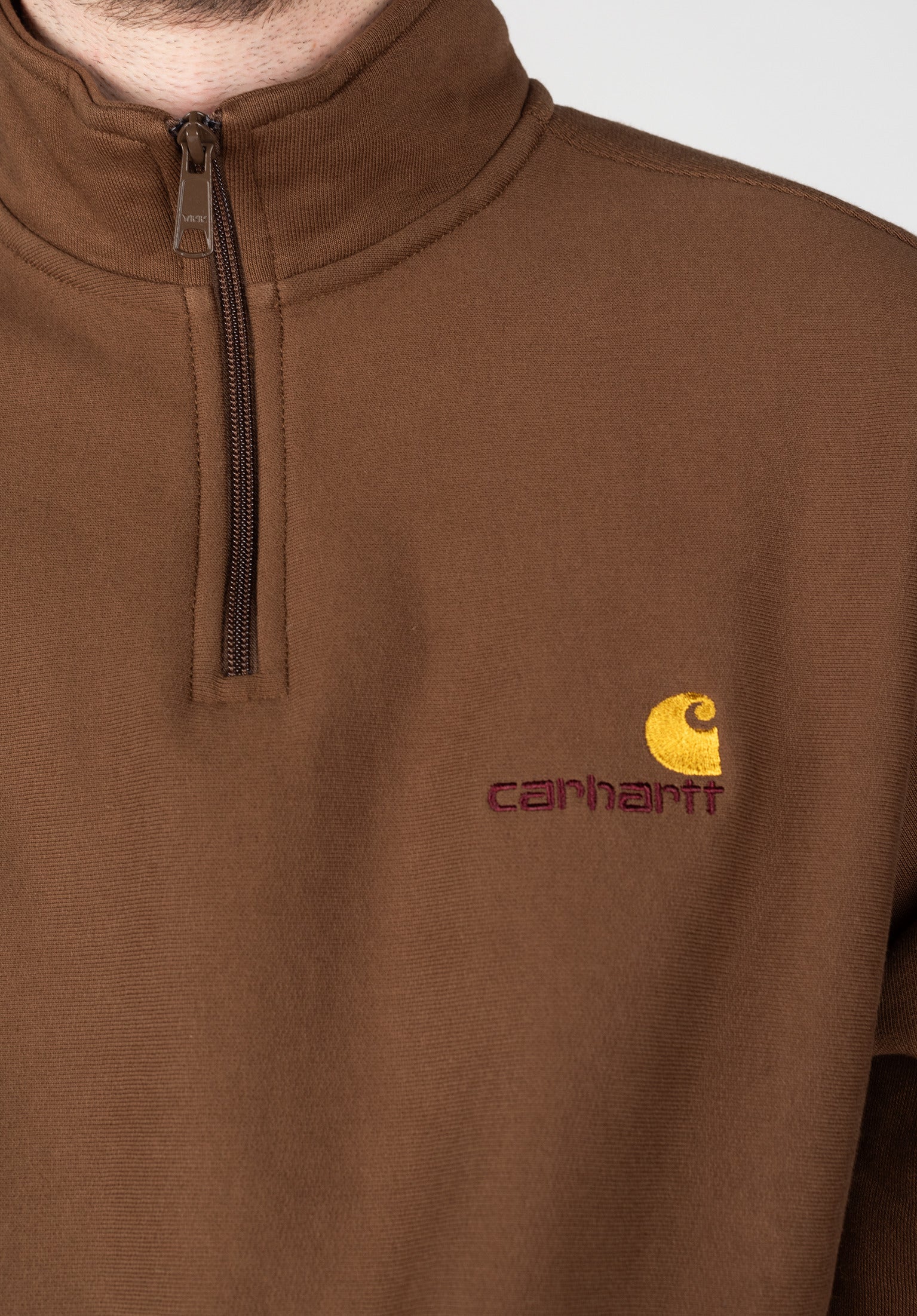 Half Zip American Script