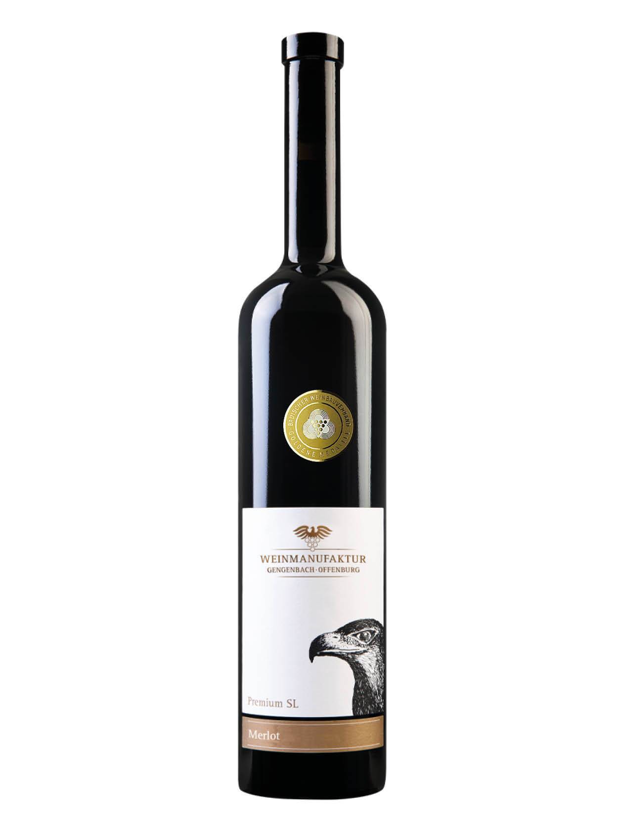 Weinmanufaktur Gengenbach-Offenburg Premium Sl Merlot Qualitätswein trocken 0,75L 2020