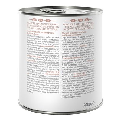 Wolf of Wilderness Adult 6 x 800 g - Single Protein