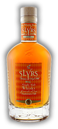 Slyrs Bavarian Single Malt Whisky Sauternes Cask Finished 0,35 Liter Slyrs Bavarian Single Malt Whisky Sauternes Cask Finished 0,35 Liter Der Whisky hat die wunderbaren Aromen des Sauternes Fasses verinnerlicht. 0,35	 Liter - Vol 46%