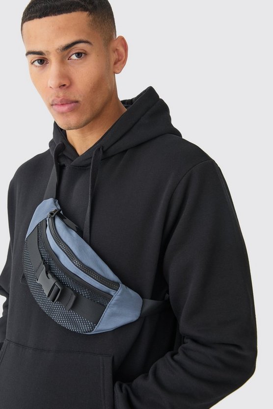 Nylon Gürteltasche mit Umhängetasche