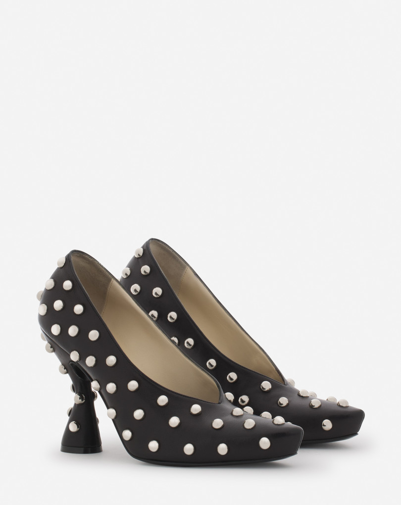 ESCARPINS MUSE EN CUIR AVEC STUDS