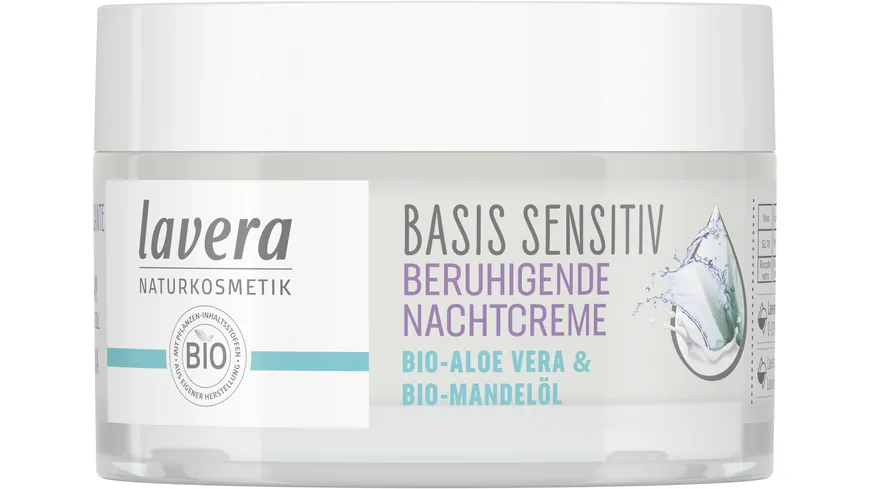 lavera BASIS SENSITIV Beruhigende Nachtcreme 50 ml