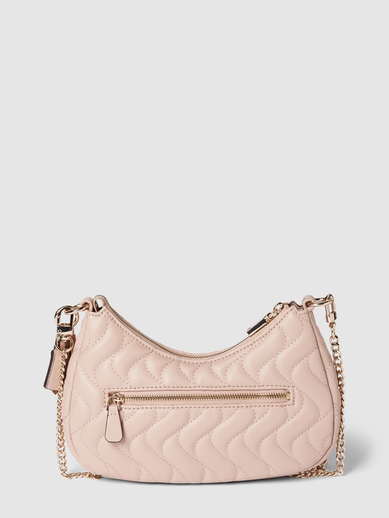 Handtasche mit Steppnähten Modell 'ECO' in altrosa