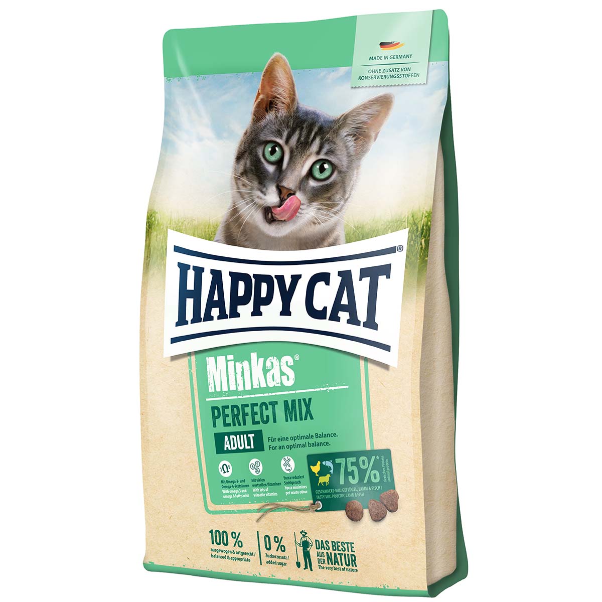 Happy Cat Minkas Perfect Mix Geflügel, Fisch & Lamm