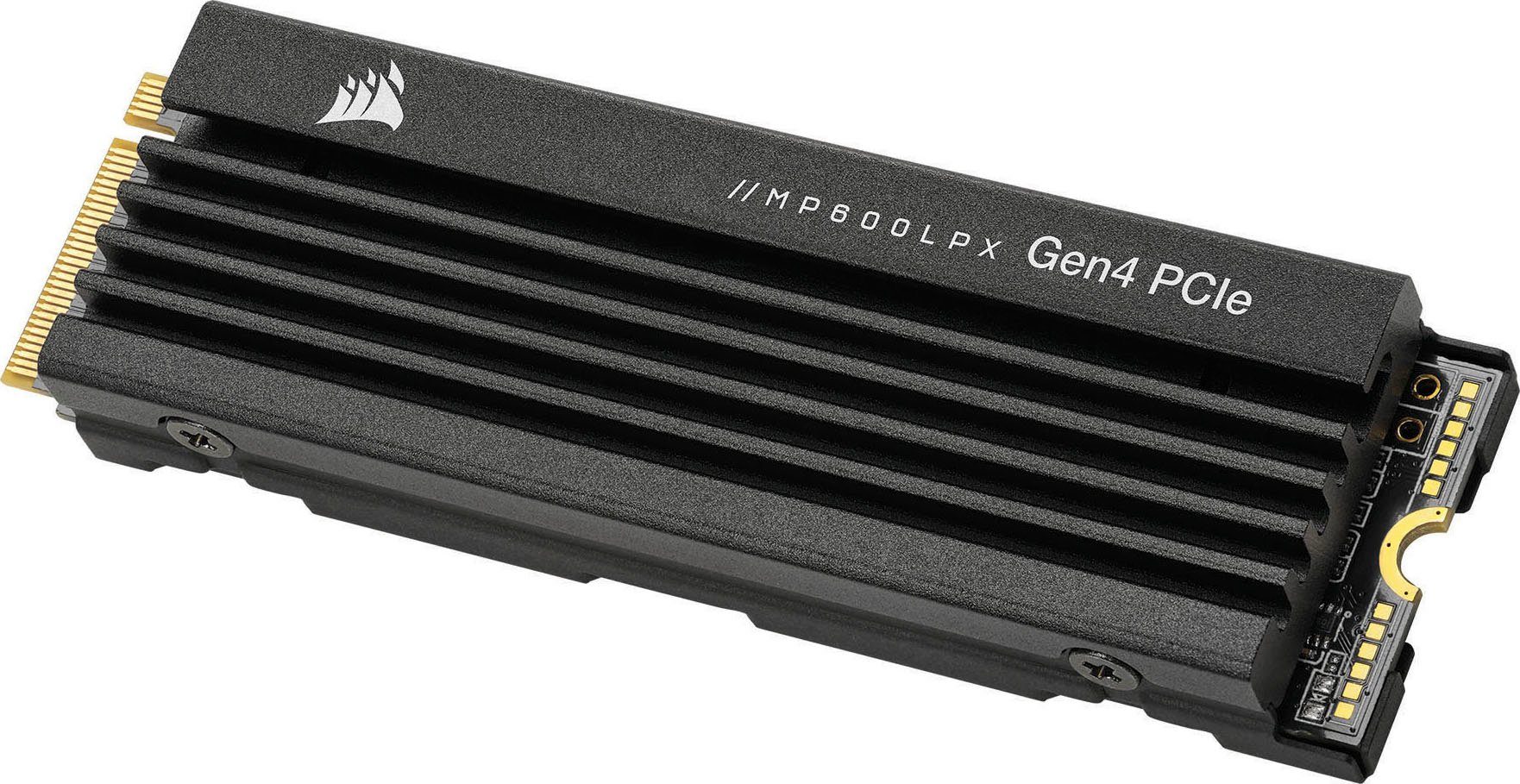 Corsair MP600 PRO LPX interne SSD (2 TB) 7100 MB/S Lesegeschwindigkeit, 6800 MB/S Schreibgeschwindigkeit