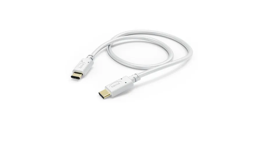Hama Ladekabel, USB-C - USB-C, 1,5 m, Weiß