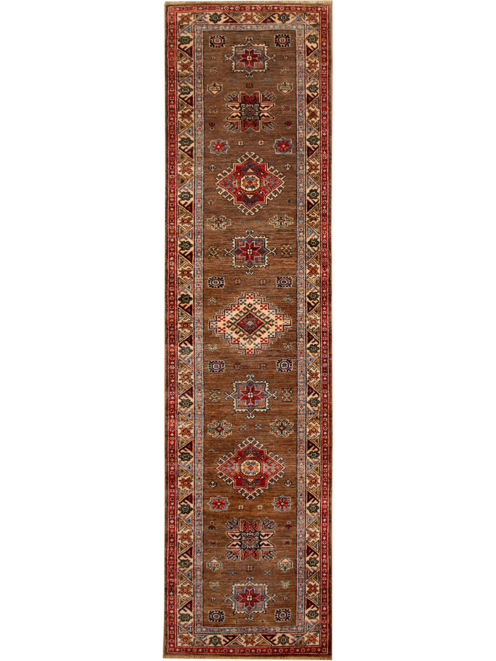 Kazak Ghazni ca. 301 x 80 cm, Unikat / Einzelstück