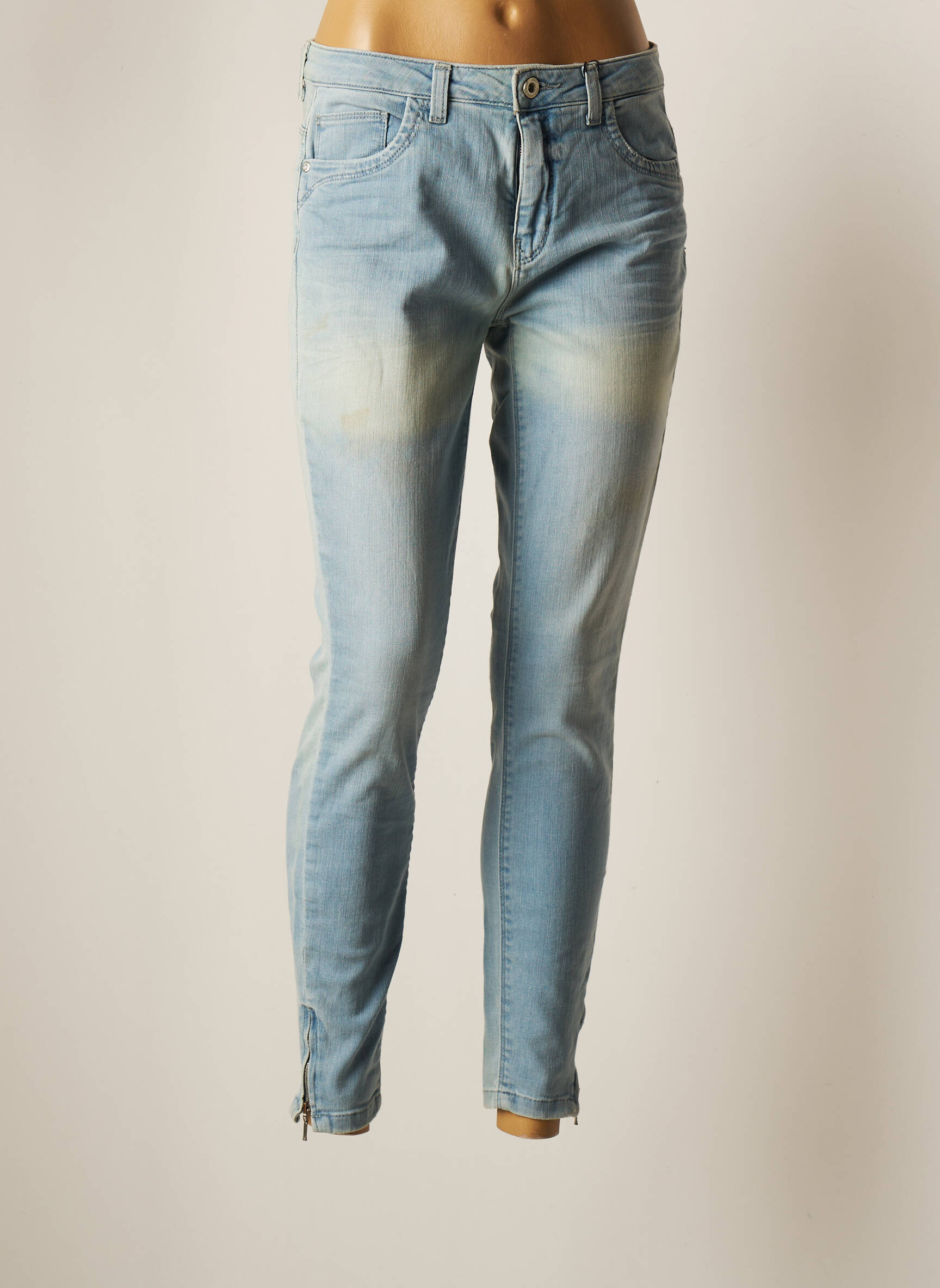 Only Jeans Coupe Slim Femme couleur bleu