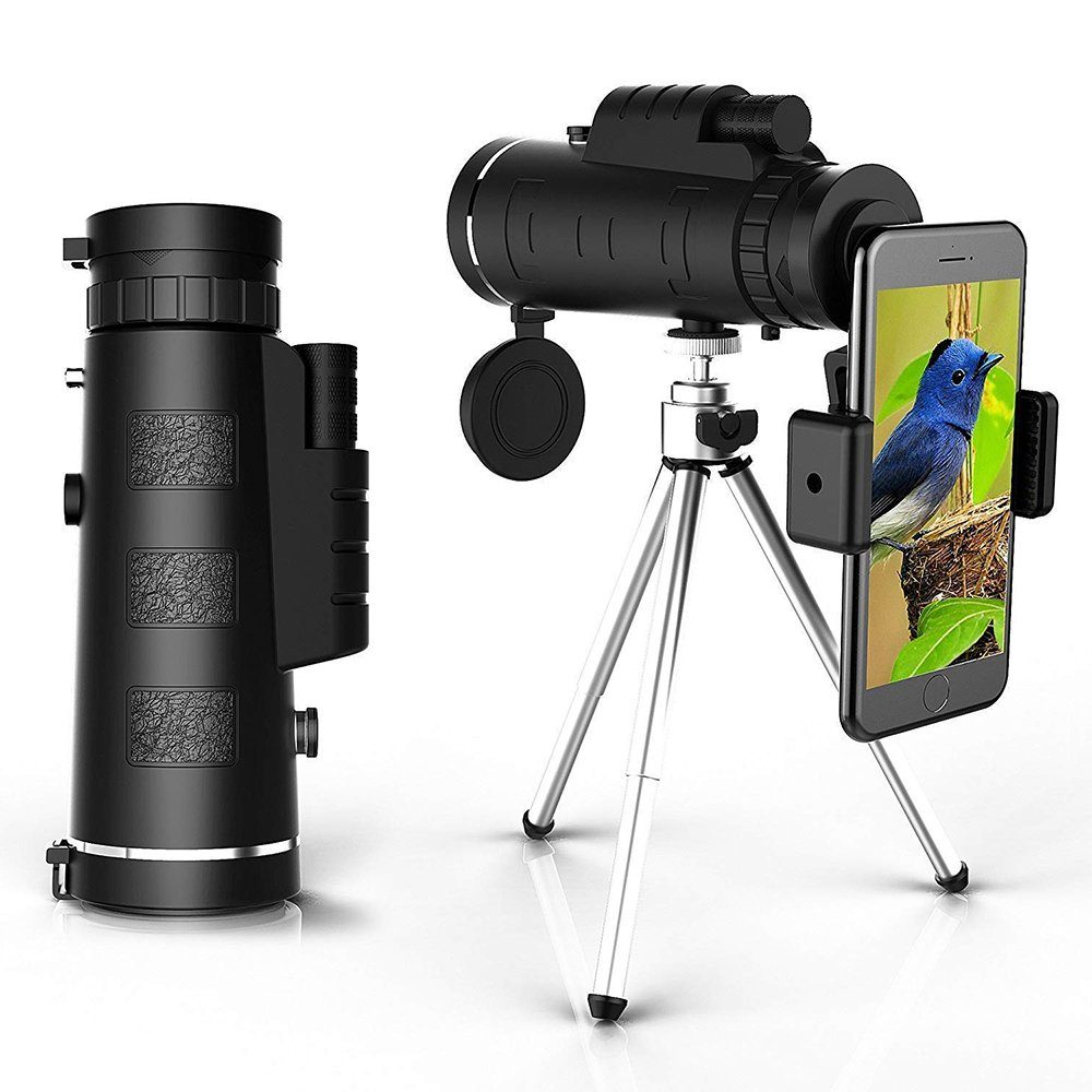 Fokelyi Teleskop 1 Stück Teleskop,Monocular Telescope 40x60 HD Wasserdichtes