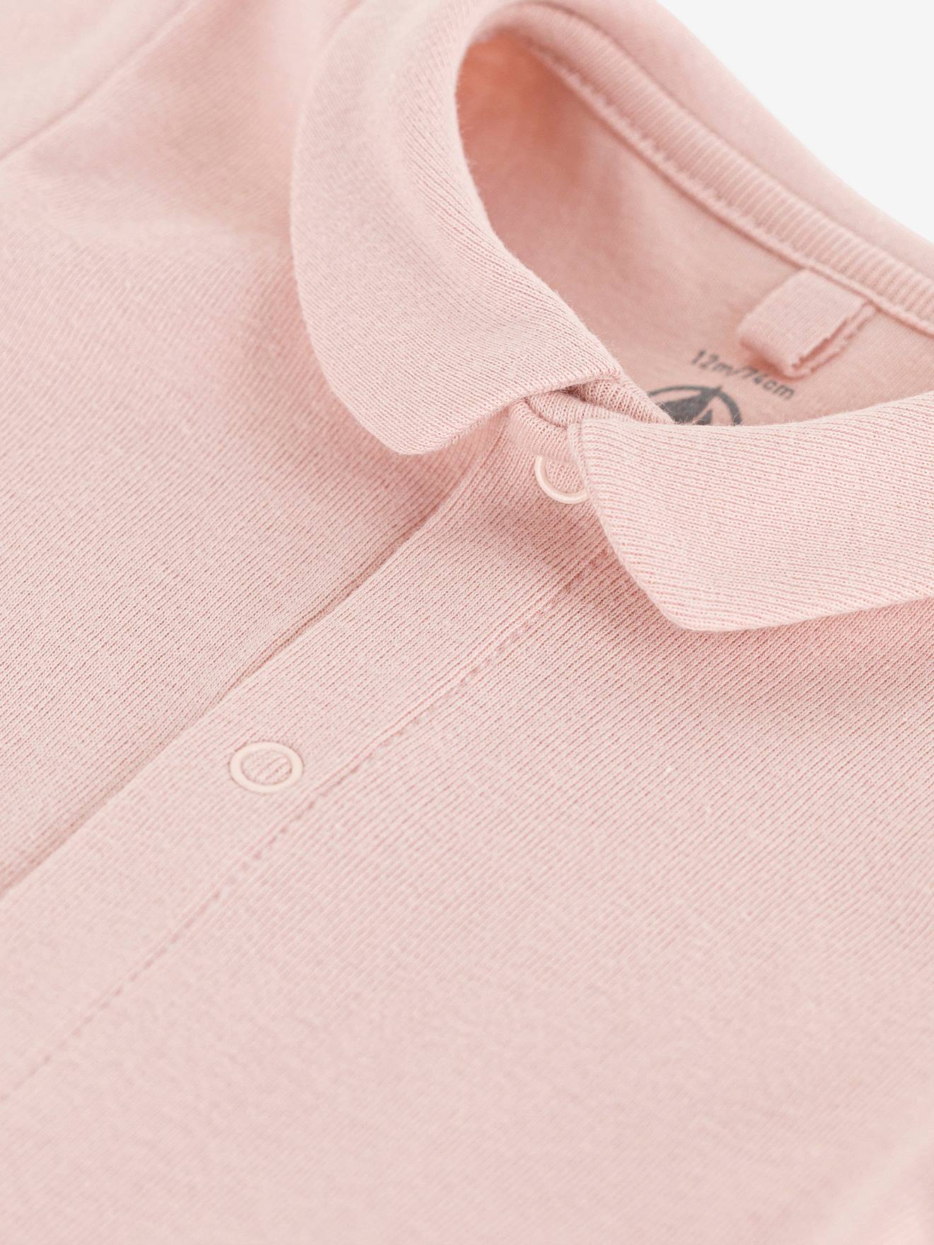 Body manches courtes avec col PETIT BATEAU rose