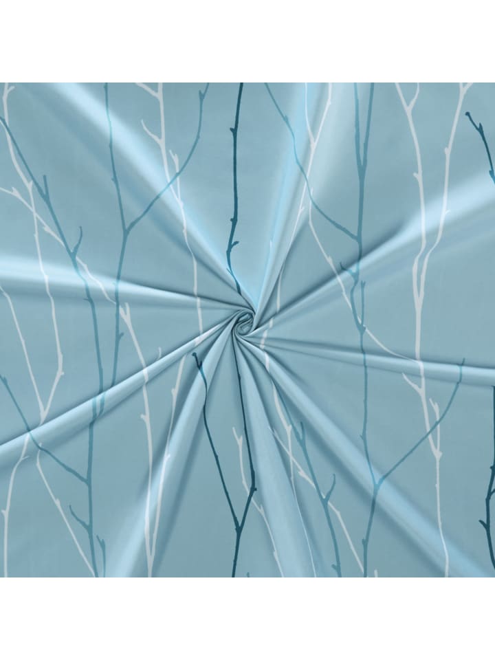 REDBEST Microfaser-Satin, Microfaser Wendebettwäsche in blau günstig kaufen