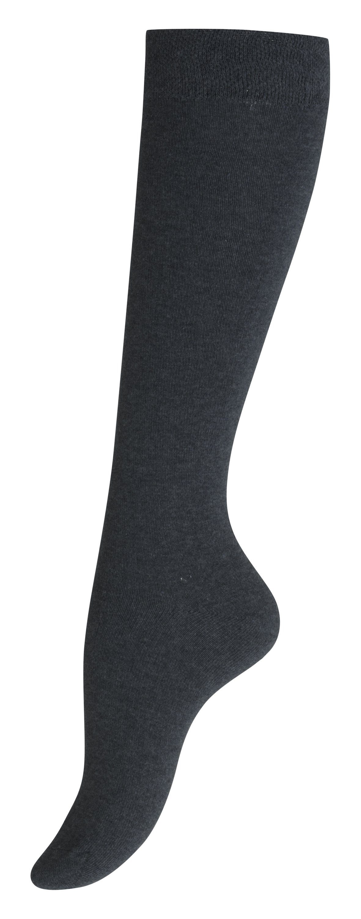Yenita® Kniestrümpfe (3-Paar) breiter Komfortbund