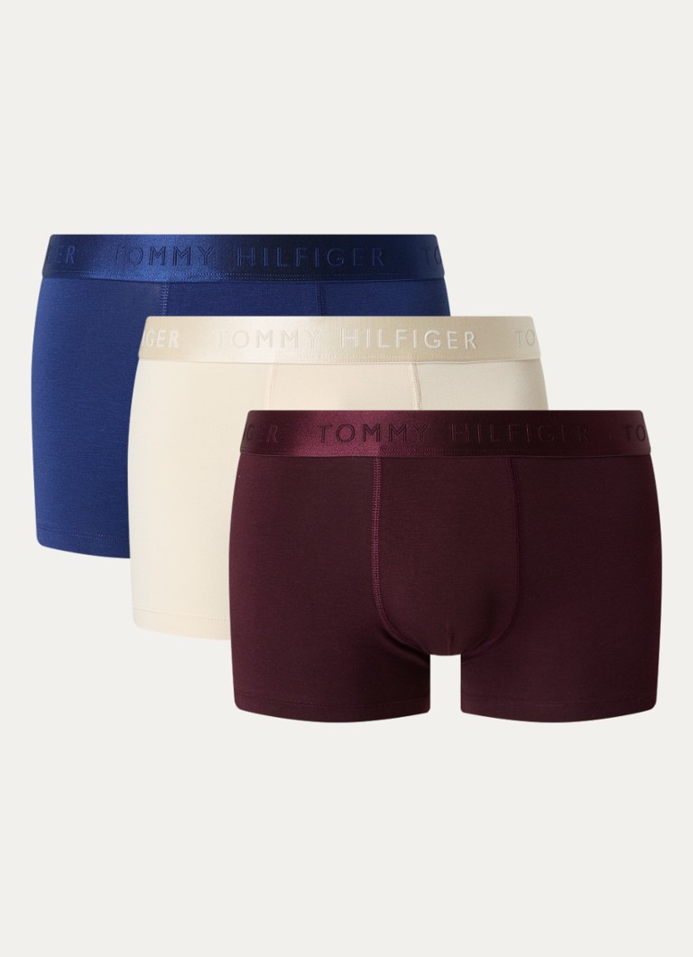 Boxers Tommy Hilfiger Everyday Luxury avec bande logotée, lot de 3