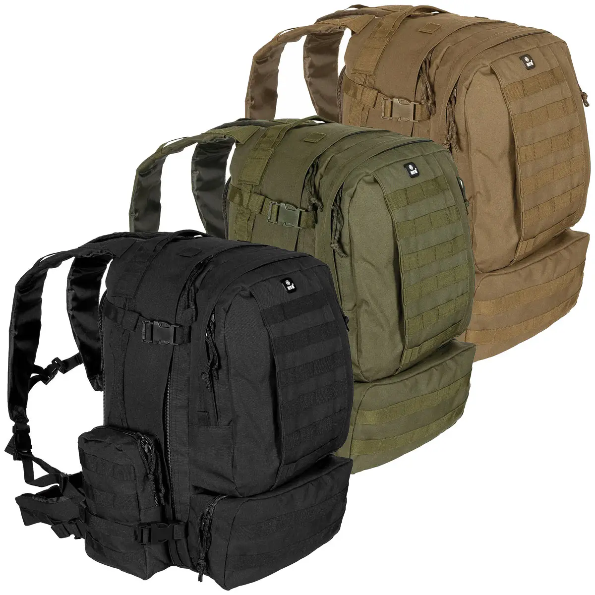 Ital. Rucksack Tactical-Modular versch. Farben