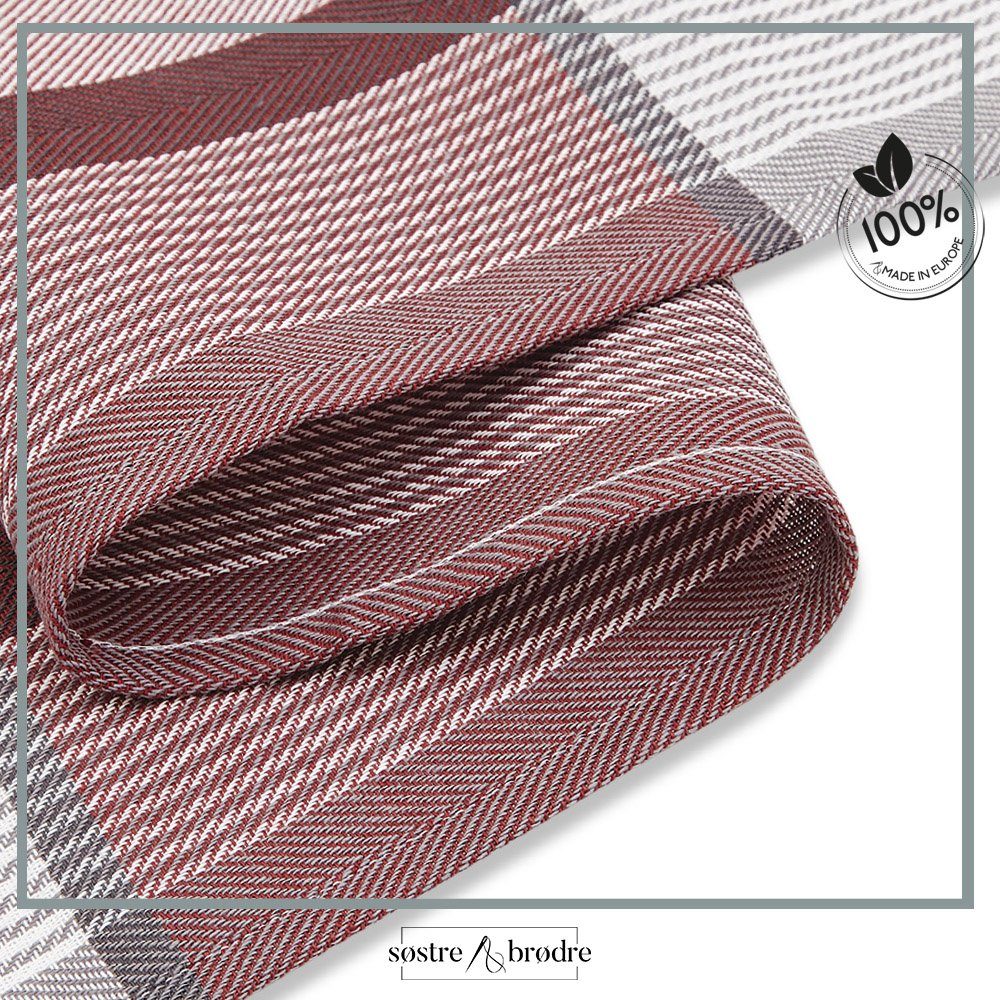 søstre & brødre Geschirrtuch 4er Set Geschirrtücher Küchentücher im hochwertigem Dobby-Design 50 x 70 cm, (4er Set Geschirrtuch Grubentuch, 100% Baumwolle - MADE IN EUROPE, Sehr saugfähig - Premium Qualität, 4-tlg., 4)