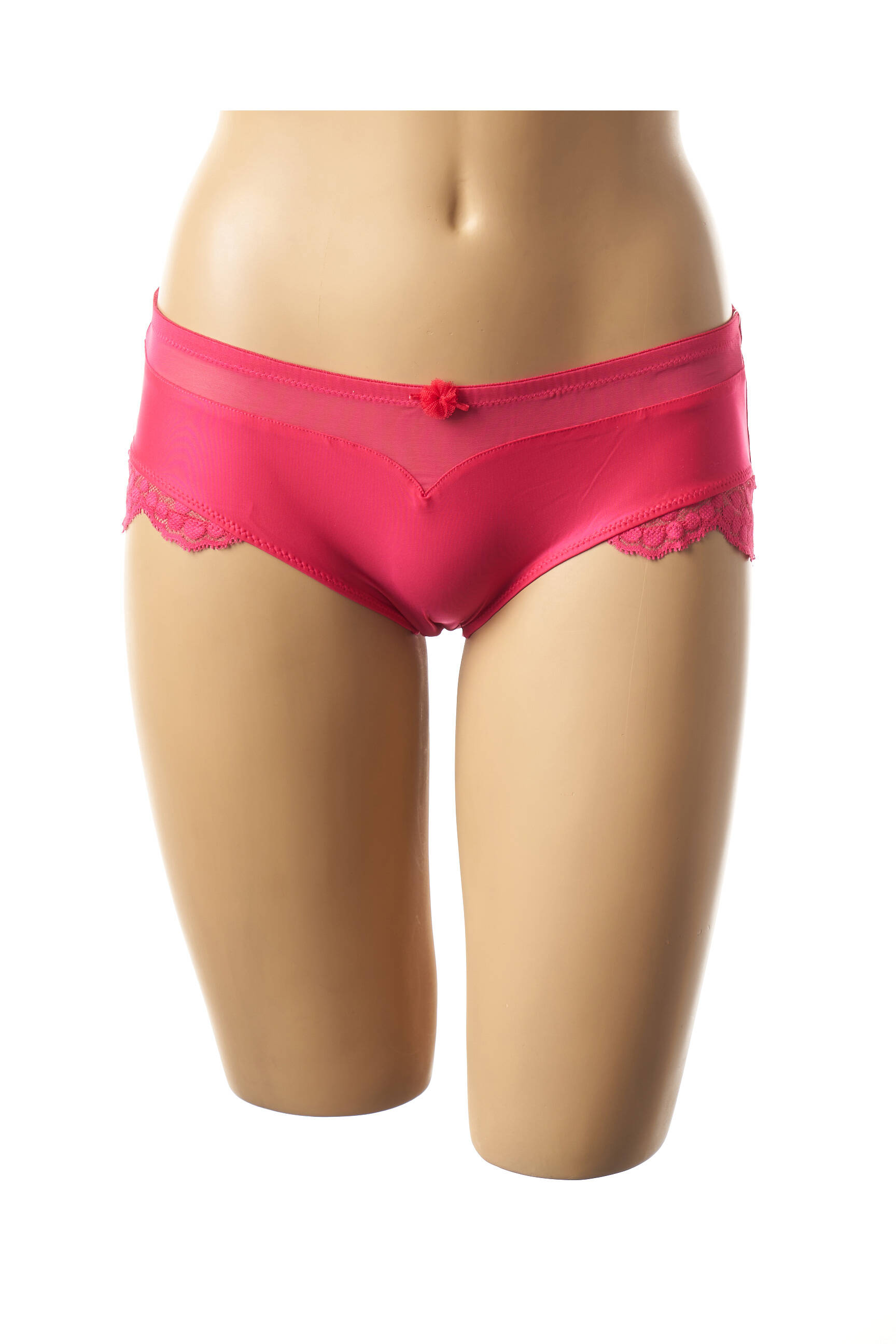 Cache Coeur Lingerie Maternite Femme couleur rouge