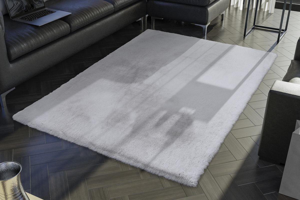 Kunstfell Rabia Soft Grau 67 x 130 cm