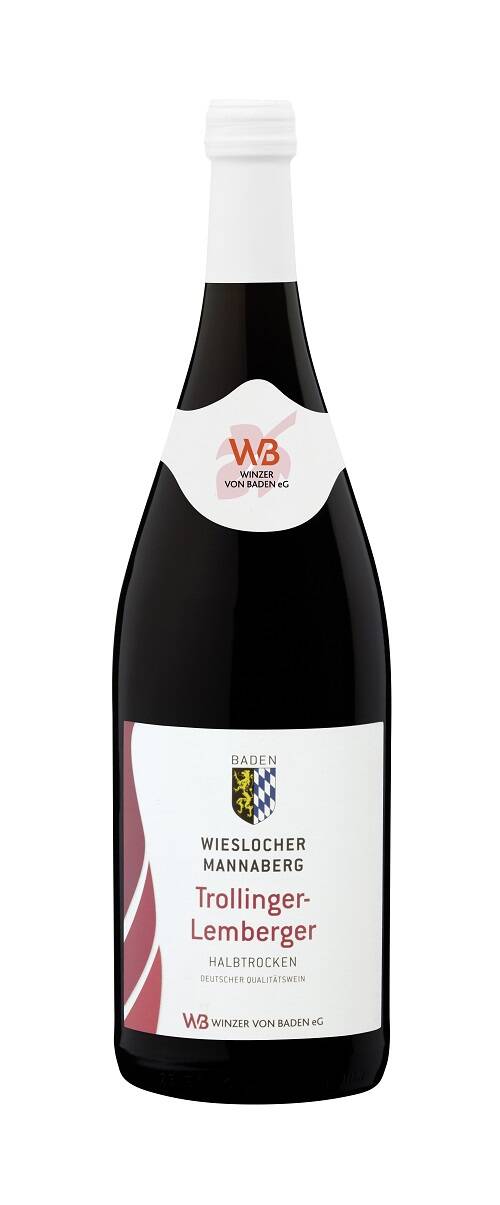 Winzer von Baden Wieslocher Mannaberg Trollinger-Lemberger 2021