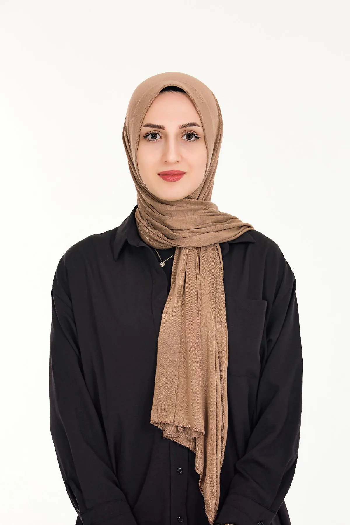 Sensu  Praktischer, aufsteckbarer Hijab-Schal aus gekämmter Baumwolle