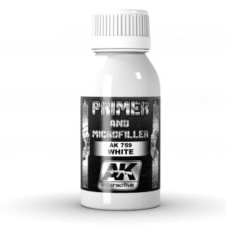 AK White Primer and Microfiller (100ml)