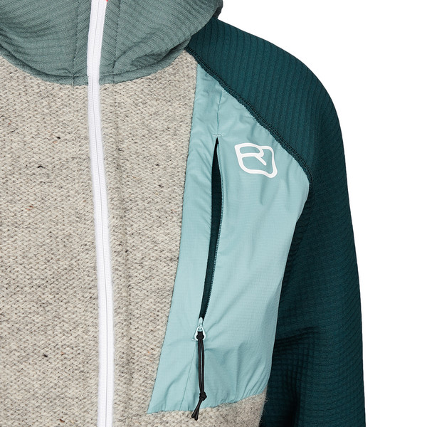 FLEECE GP CLASSIC KNIT HOODY W Damen - Fleecejacke