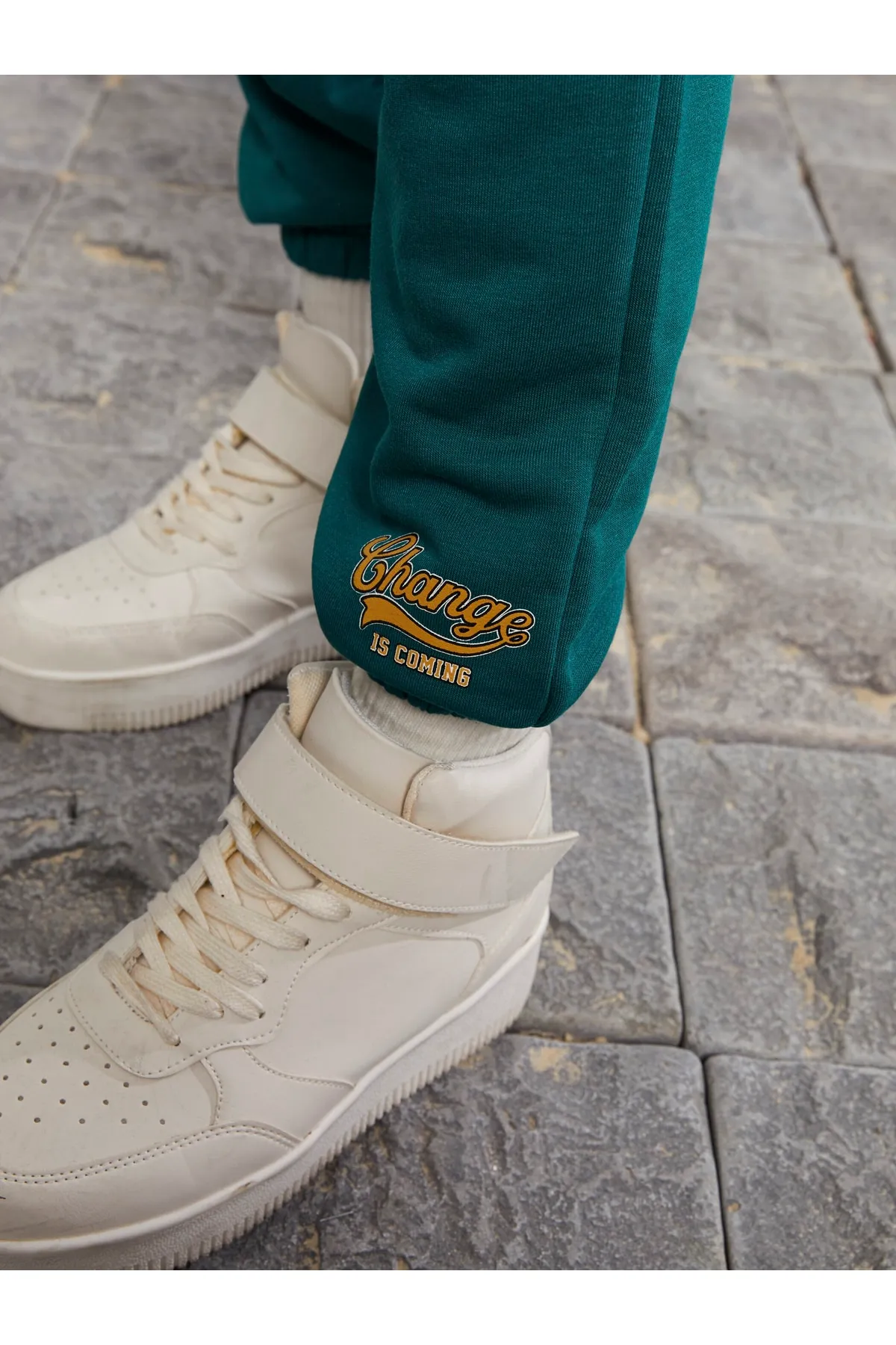 LC Waikiki  Bedruckte Damen-Jogger-Jogginghose mit elastischem Bund