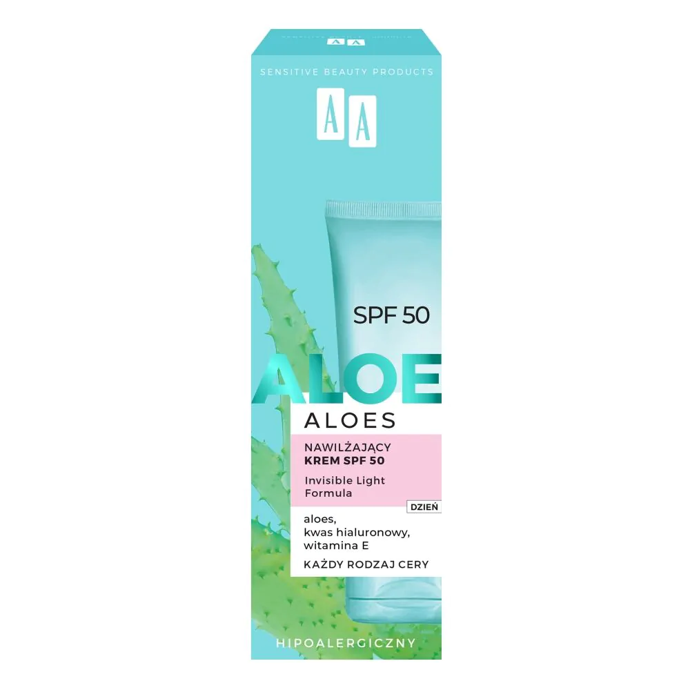 AA Αλόη SPF50 - Ενυδατική Κρέμα 40ml