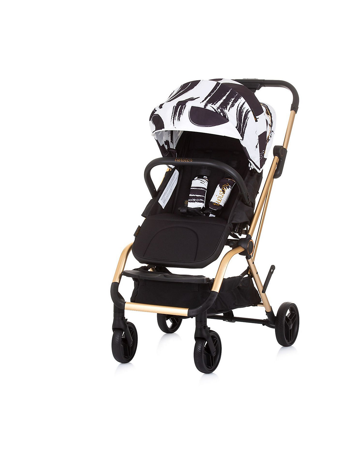 Kinderwagen Buggy Twister 360 Grad drehbar Rückenlehne verstellbar Korb PU-Räder Buggys