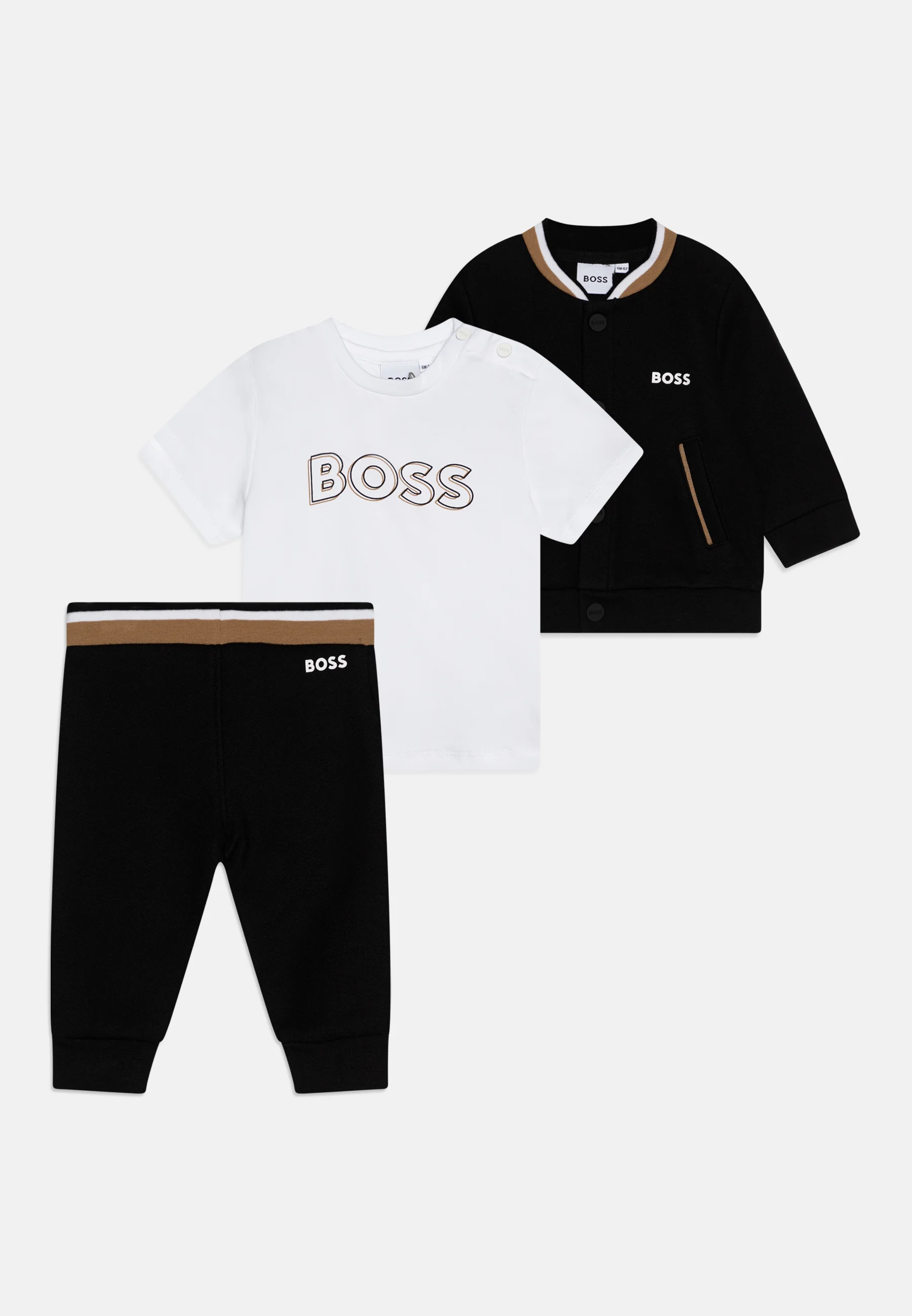 CONJUNTO DE BEBÉ EXCLUSIVO DE BOSS Kidswear - Sudadera con cremallera