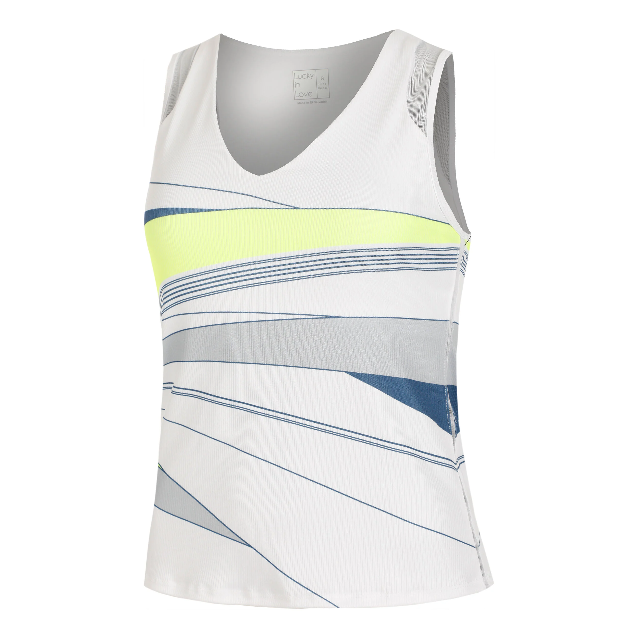 Going Strong Tank-Top Damen - Weiß, Mehrfarbig