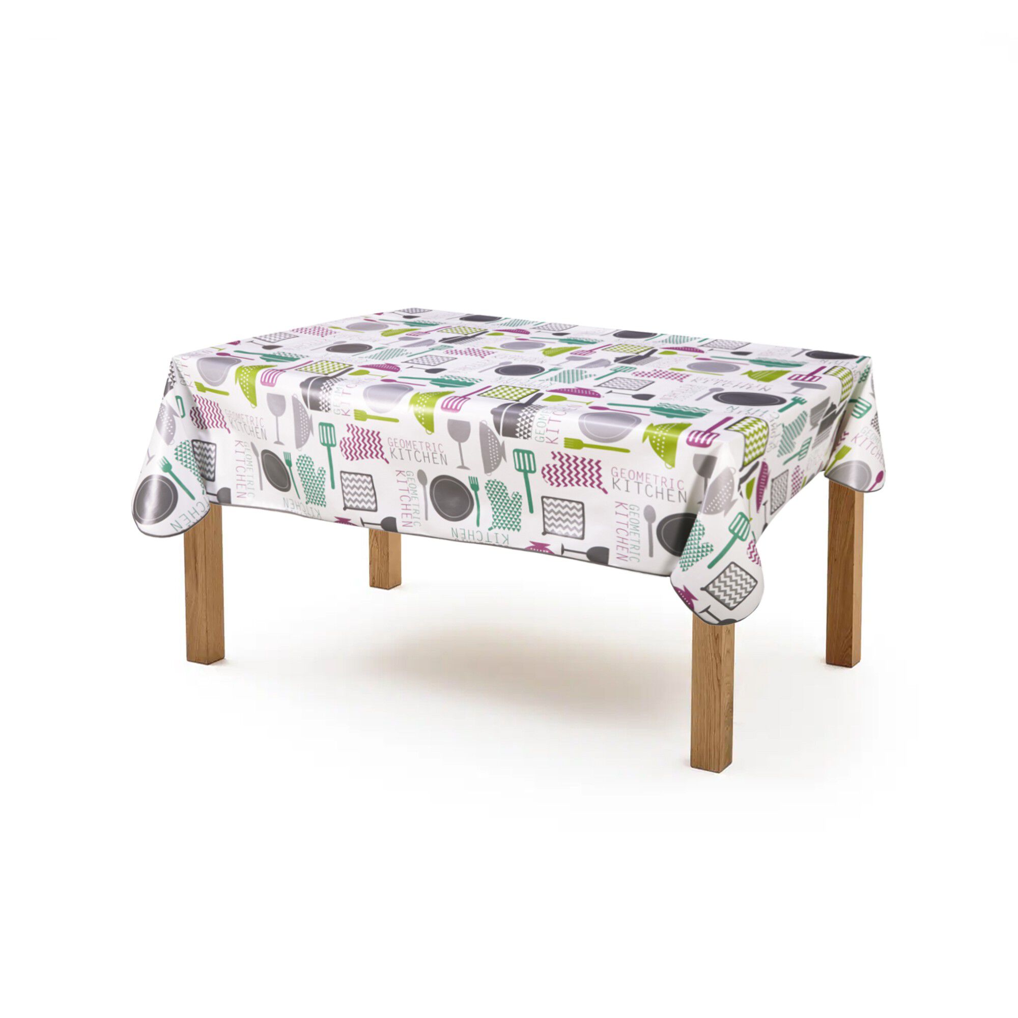 Nappe toile cirée imprimé Cuisine