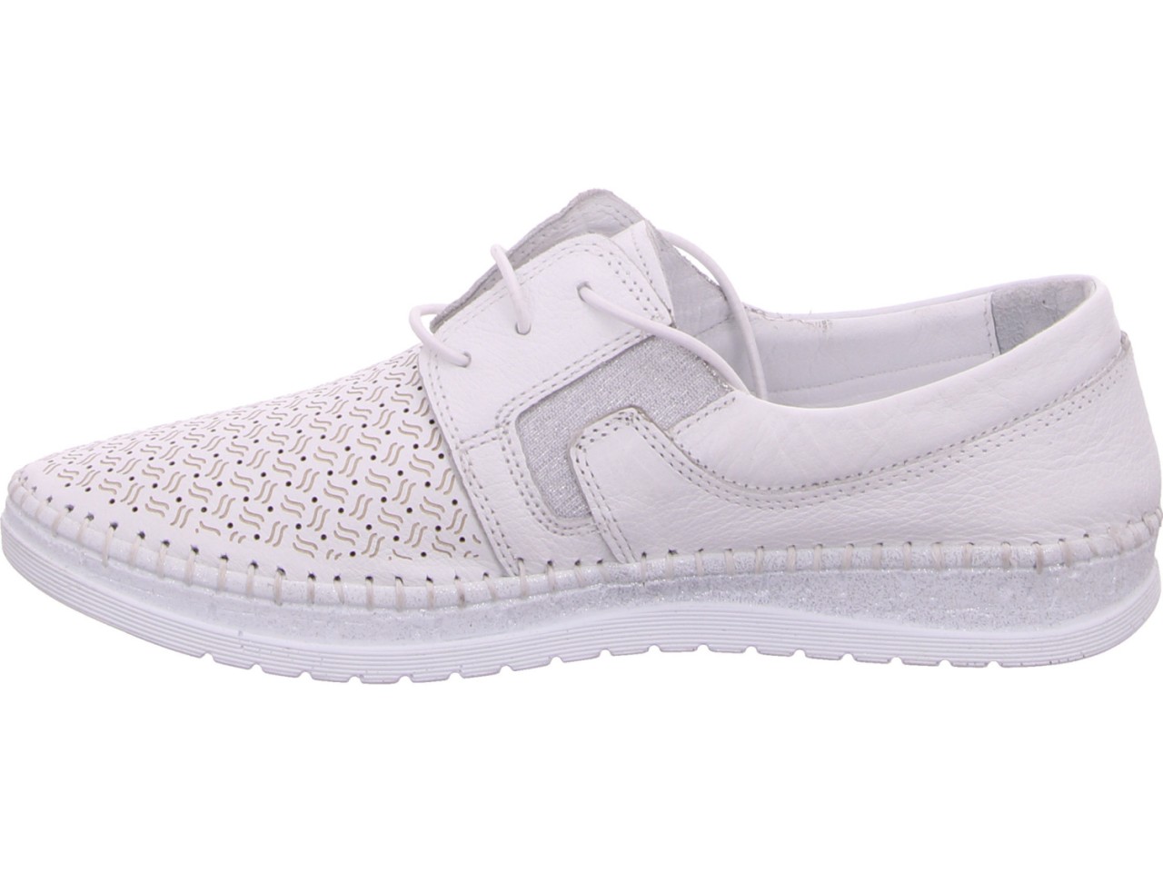 DIVERSE Sportliche Slipper weiss