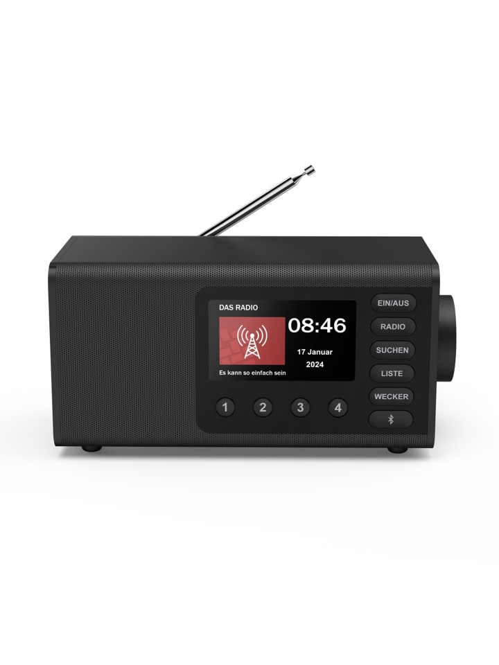 Hama DR1001BT, FM/DAB /Bluetooth® in Schwarz günstig kaufen onesize